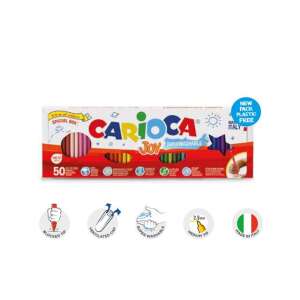 Carioca Joy Superwashable Filzstifte, 50er Pack, mittlere Spitze, hergestellt in Italien - Zeichengeräte