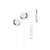 Sencor SEP 172 white in-ear headphones with microphone and volume control