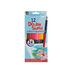 Grafix - Kétoldalas Színezőceruza - 12 db (24 Szín)