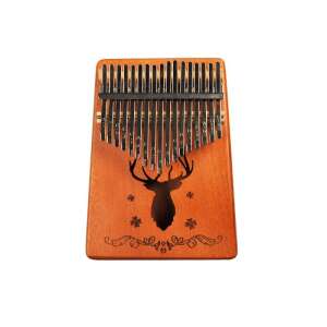 Angel Kalimba szarvas mintás, 17 hangú, mahagóni fából ARK-N-Deer 55456354 Játék hangszer - Kalimba