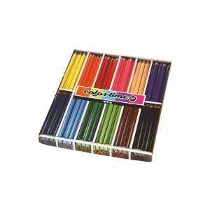 Colortime 144 darabos jumbo színes ceruza szett, háromszög alakú, vegyes színek - Írószer