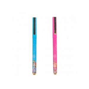 Rita's Wonderland gel pens, 2 pack, blue and pink with glitter, gold accents - Pen & Pencil