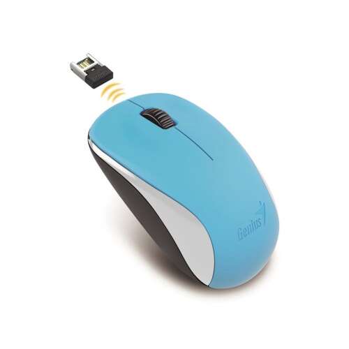 Mouse wireless albastru Genius NX-7000 cu receptor USB