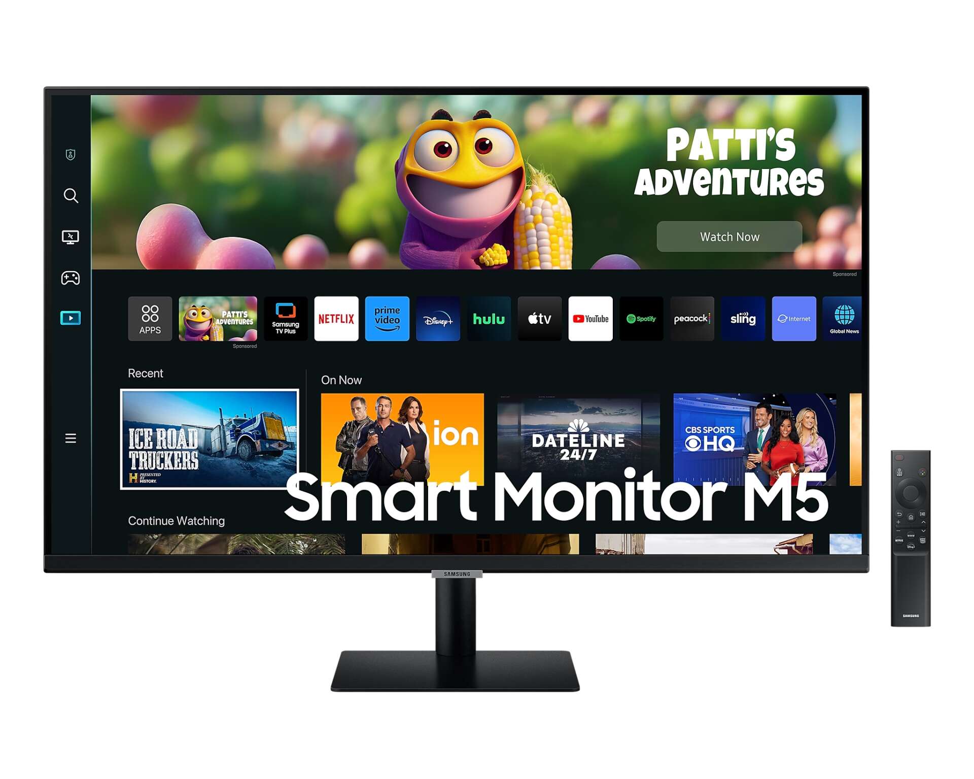 Samsung Smart M5 S32CM500EU LCD Monitor 32", IPS, FHD, 60Hz, Fekete