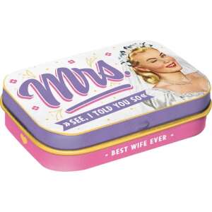 Kovová krabička s motívom Mrs. I Told You So - Cukorka, na uskladnenie cukríkov - Potraviny & Nápoje