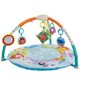 Sun Baby Játszószőnyeg játékhíddal - Vidám állatok #kék 34126221 
