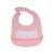 Ružičasta silikonska bebi- pregača s dizajnom mačke, vodootporna, s džepom za hvatanje hrane, lako se čisti