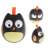 Brown sensory owl rattle with colorful details, perfect for baby development