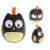Brown sensory owl rattle with colorful details, perfect for baby development