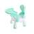 Scaunel cu masuta incorporata Little Bunny Verde menta 55491633