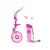 Bow, arrows and target set pink 77096287