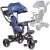 Ikonka Trike Fix Lite blue tricycle with canopy