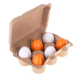 Drevené vajíčko v krabici 58277326 Herné potraviny