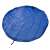 Blue toy storage bag with drawstring, 150cm diameter, unfolded