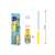 TUBAN Big Bubbles bubble wand and solution set, 250ml, yellow wand, 37cm long, with bottle of bubble solution