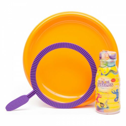 TUBAN Seifenblasen Set mit Stab und Schale, 250ml Seifenblasenflüssigkeit