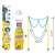 TUBAN Bubble String Glasses with 400ml Bubble Solution, Bubble Maker Set, Giant Bubbles, Outdoor Fun, Kids Toys