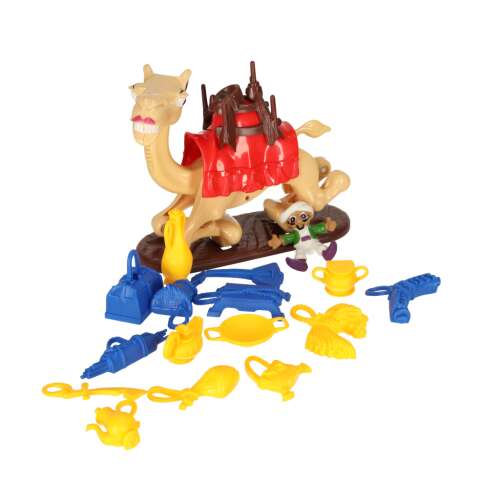 Gra Saddle the Camel, wielbłąd z jeźdźcem i bagażem, elementy gry, marka Wild Games