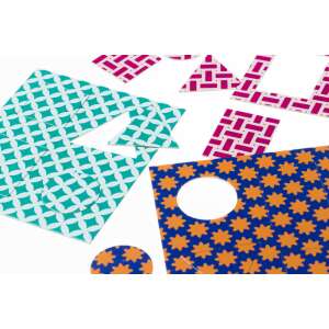 Zu & Berry Matching Patterns Educational Puzzle pieces, colorful and fun for kids - Baby Puzzle