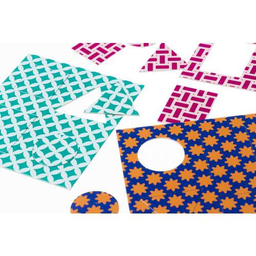 Časti Zu & Berry Vzdelávacia skladačka Zodpovedajúce vzory, farebné a zábavné pre deti