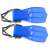 Blue kids swimming fins, adjustable strap, size 28/32