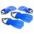 Blue kids swimming fins, adjustable strap, size 28/32