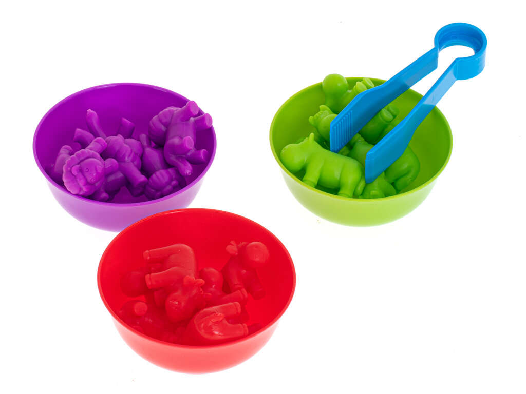 Ikonka Számolást oktató Montessori készlet 36db - Állatok