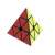 MoYu Pyraminx puzzle, čierna, červená a žltá