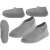 Sivé vodotesné silikónové návleky na topánky pre ženy, veľkosť M (35-38)