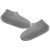 Két szürke vízálló szilikon cipővédő, M méret, ferde nézet