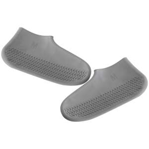 Graue wasserdichte Silikon-Schuhüberzüge für Damen, Größe M (35-38) - Schuhhüllen