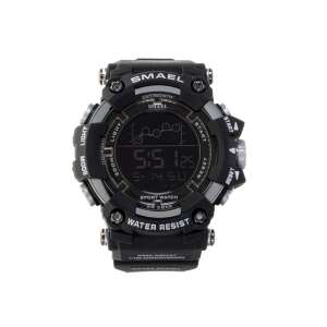 Men's military waterproof LED wrist watch SMAEL black