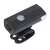 LED bike headlight, USB rechargeable, black