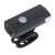 LED bike headlight, USB rechargeable, black