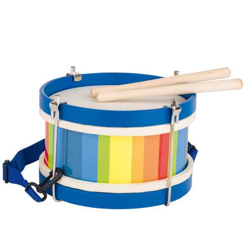 Goki Rainbow Drum with Sticks and Shoulder Strap