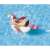 Intex inflatable unicorn ride-on pool float, 201 cm, woman using the float