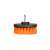 Orange drill brush attachment for cleaning