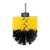 Yellow and black drill brush attachment