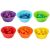 Mackós számolós játék: Counting bears sorted by color in silicone cups