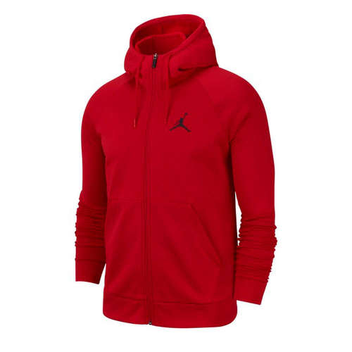 Nike Air Jordan Jumpman FullZip Fleece Hoodie férfi Pulóver piros