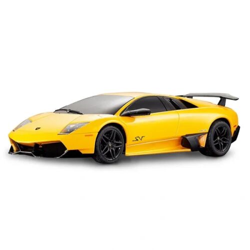Yellow Rastar Lamborghini Murcielago LP670-4 remote control car, 1:24 scale model