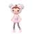 METOO Koala plush doll, 46cm, pink dress, grey koala ears, soft toy for girls
