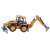 H-TOYS Fém Kotró-Rakodó Játék - 1:50 Méretarány