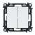 Legrand Valena Life white double light switch 10 AX