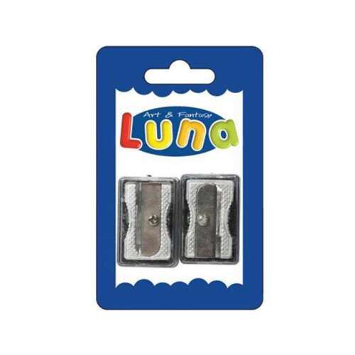 Luna 2er-Pack Bleistiftspitzer aus Metall