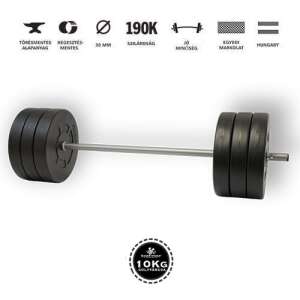 GazoFitness® Činka s rovnou tyčou 62 kg 55508699 - GAZO FITNESS Závažia a činky