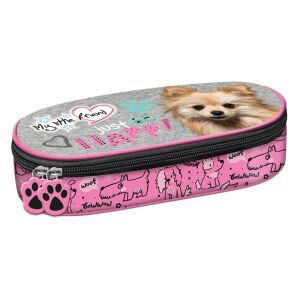 My Little Friend Pomerániai kutyás tolltartó - hengeres - Unipap