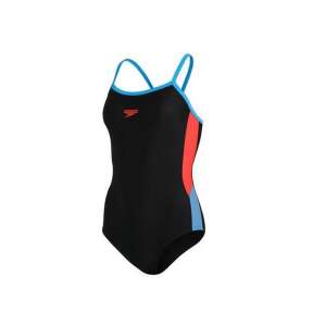 Dive Thinstrap Muscleback 1Pc Speedo női úszódressz fekete/kék 38-as méretű 85006822 Női fürdőruhák