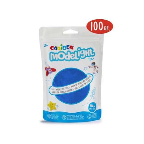 Carioca Modelight kék gyurma, 100g - Gyurma