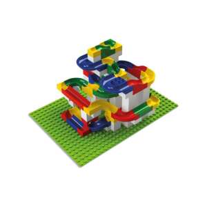 Összeszerelt Hubelino golyópálya építőjáték, 128 darabos - Golyópálya